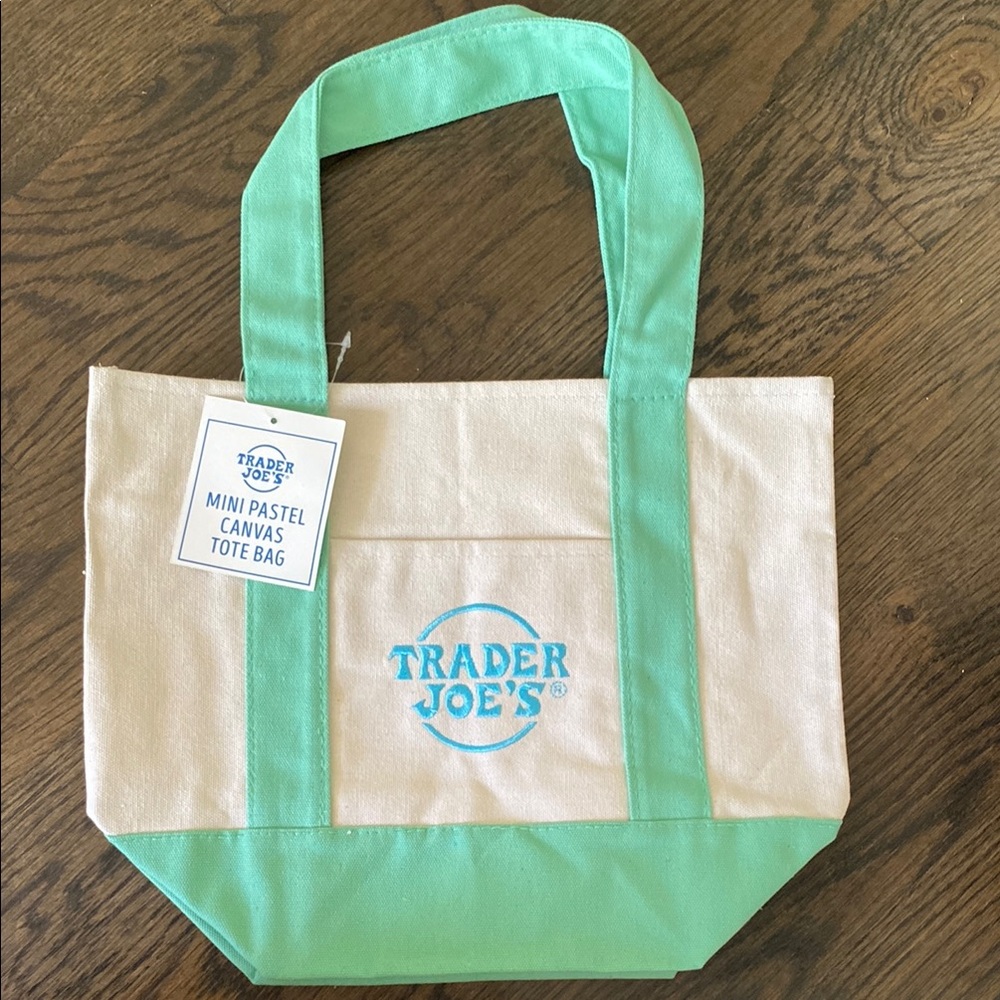 Trader Joe’s Pastel Mini Tote NWT